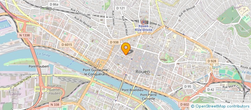 localisation de l'entreprise GP HERITAGE à ROUEN