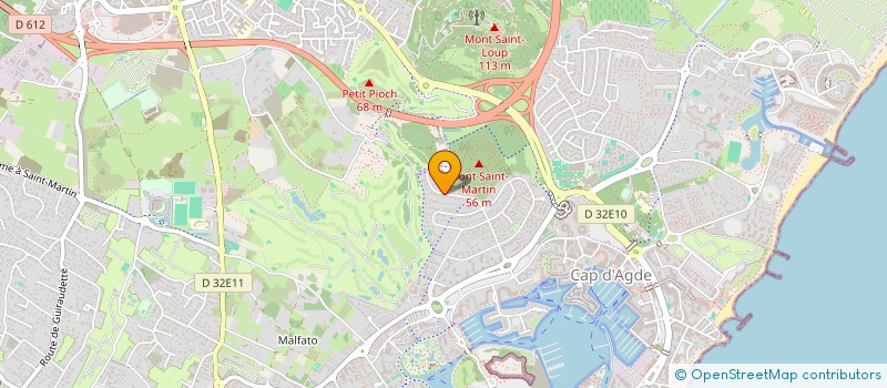 localisation de l'entreprise GP HOLDING  AGDE