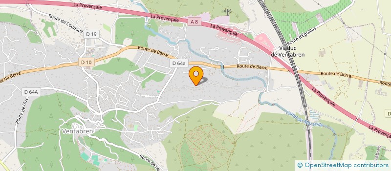 localisation de l'entreprise GP HOLDING  VENTABREN