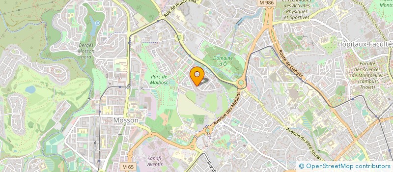 localisation de l'entreprise GP HORSESTABLES à MONTPELLIER