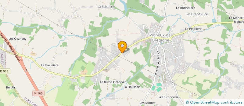 localisation de l'entreprise GP IMMO à VIGNEUX-DE-BRETAGNE