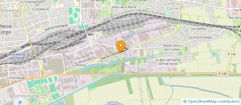 localisation de l'entreprise GP IMMO  SAINT-PIERRE-DES-CORPS