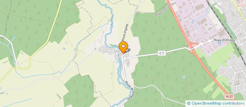 localisation de l'entreprise GP IMMO  THAON-LES-VOSGES