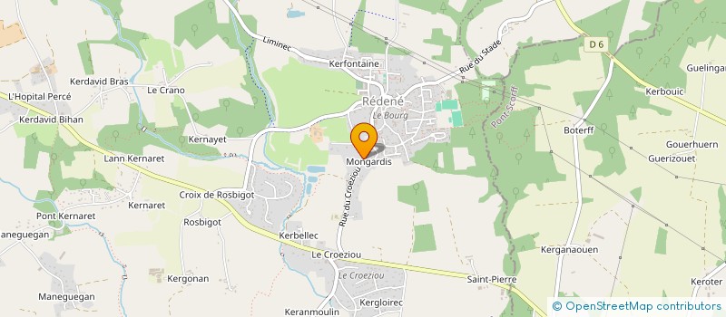 localisation de l'entreprise GP IMMO  QUIMPERLE