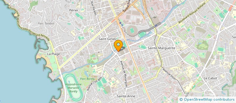 localisation de l'entreprise GP IMMO à MARSEILLE
