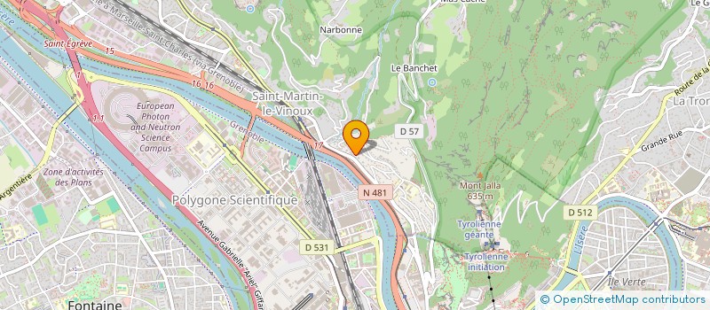 localisation de l'entreprise GP IMMO  SAINT-MARTIN-LE-VINOUX