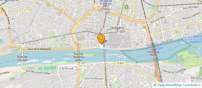 localisation de l'entreprise GP IMMO ASSOCIES  ORLEANS