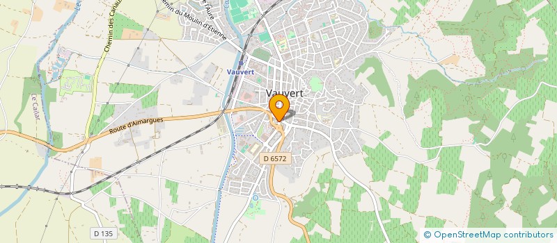 localisation de l'entreprise GP IMMOBILIER  VAUVERT