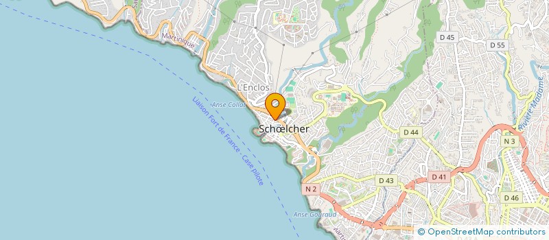 localisation de l'entreprise GP IMMOBILIER à SCHŒLCHER