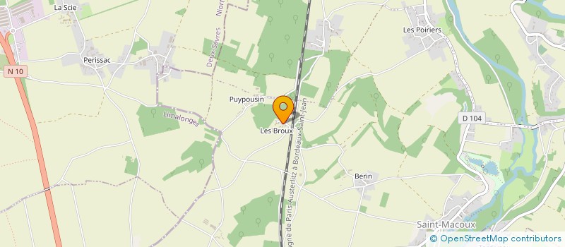 localisation de l'entreprise GP IMMOBILIER  VAL-DE-COMPORTE