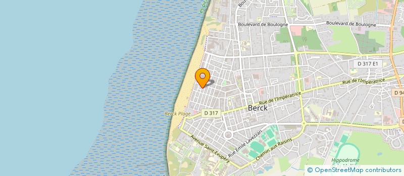 localisation de l'entreprise GP IMMOBILIER  BERCK