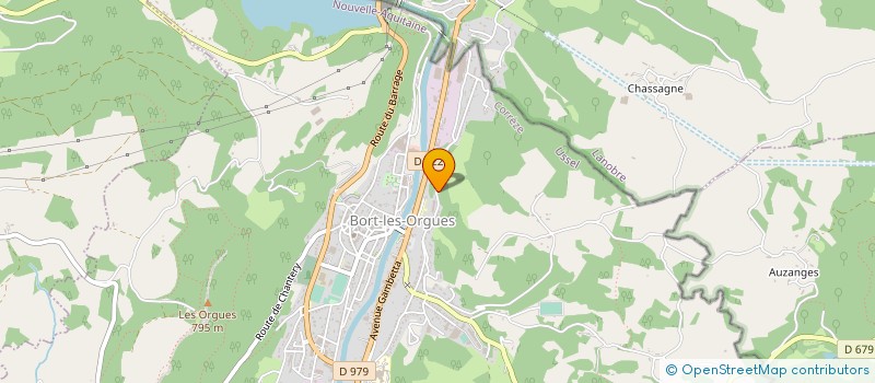 localisation de l'entreprise GP IMMOBILIER  BORT-LES-ORGUES