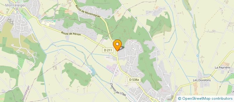 localisation de l'entreprise GP IMMOBILIER  MONTMEYRAN