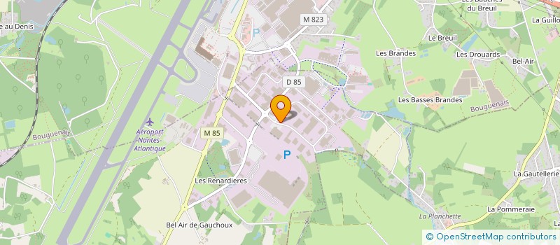 localisation de l'entreprise GP INDUS à SAINT-AIGNAN-GRANDLIEU