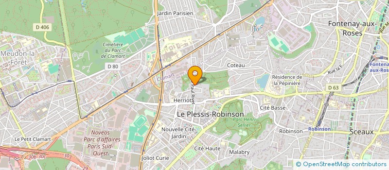 localisation de l'entreprise GP INGENIA SAS à LE PLESSIS ROBINSON