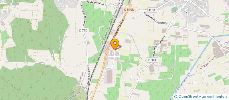 localisation de l'entreprise GP INGENIERIE  GRAVESON