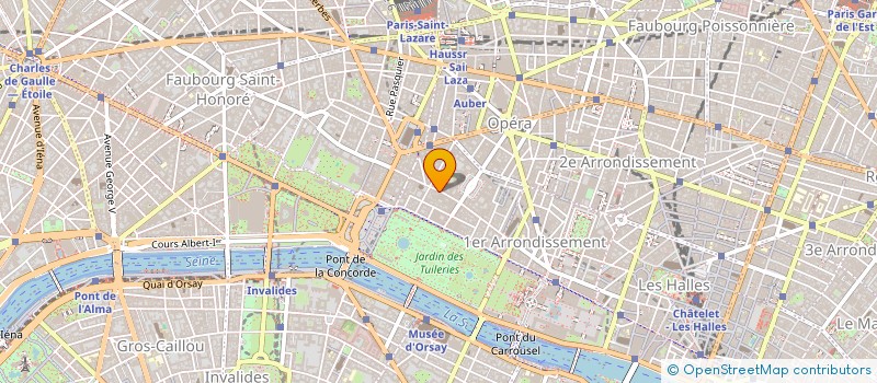 localisation de l'entreprise GP INTERNATIONAL  PARIS