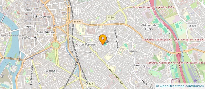 localisation de l'entreprise GP INVEST à TOULOUSE