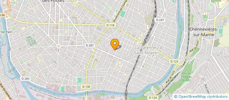 localisation de l'entreprise GP INVEST à SAINT-MAUR-DES-FOSSES