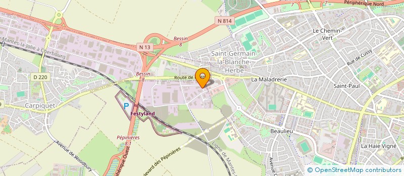 localisation de l'entreprise GP INVEST  BRETTEVILLE-SUR-ODON