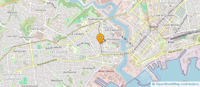 localisation de l'entreprise GP INVEST  BREST