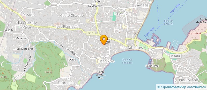 localisation de l'entreprise GP INVEST à LA SEYNE-SUR-MER