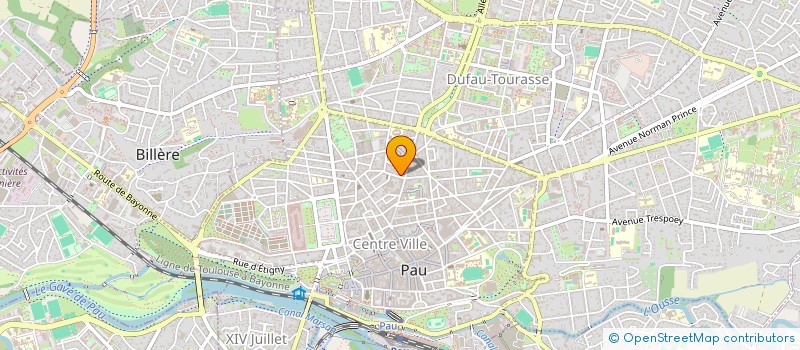 localisation de l'entreprise GP INVEST  PAU