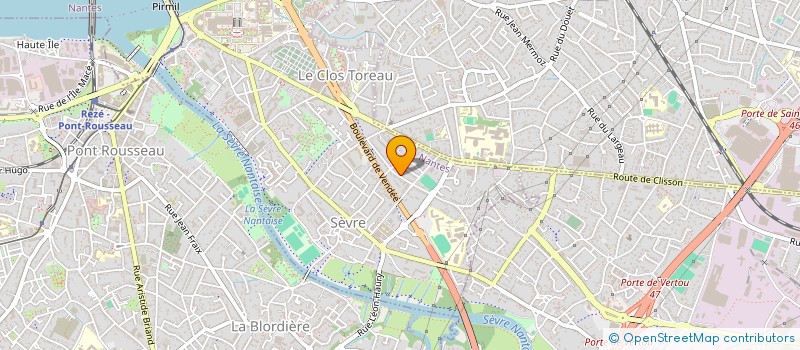 localisation de l'entreprise GP INVESTISSEMENTS à NANTES