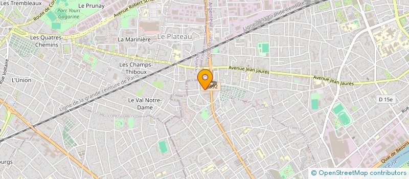 localisation de l'entreprise GP ISOLATION ET ASSOCIES  BEZONS