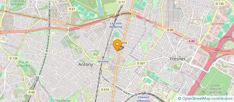 localisation de l'entreprise GP IT à ANTONY