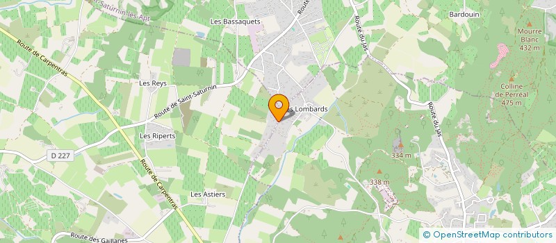 localisation de l'entreprise GP JARDINS EN LUBERON  ROUSSILLON