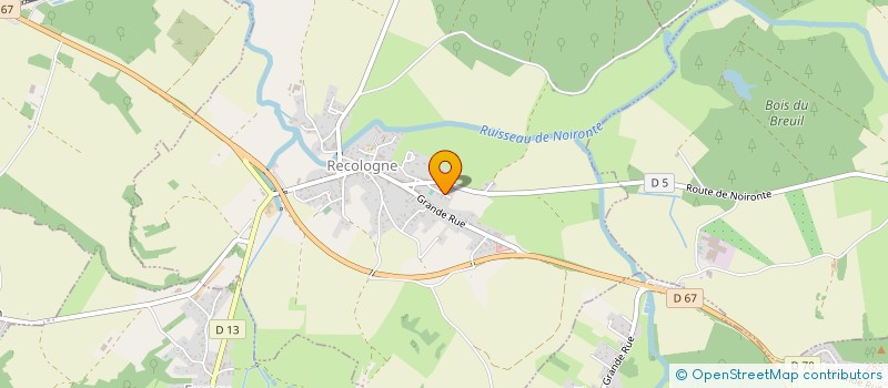 localisation de l'entreprise GP LAVAGE AUTO  RECOLOGNE