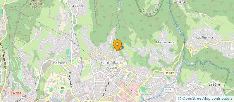 localisation de l'entreprise GP LOC  SAINT-ALBAN-LEYSSE