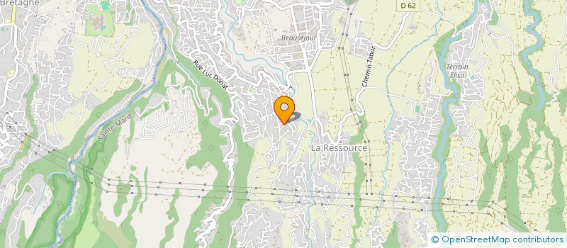 localisation de l'entreprise GP LOCATION à SAINTE-MARIE