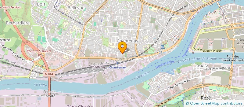 localisation de l'entreprise GP MACONNERIE à NANTES