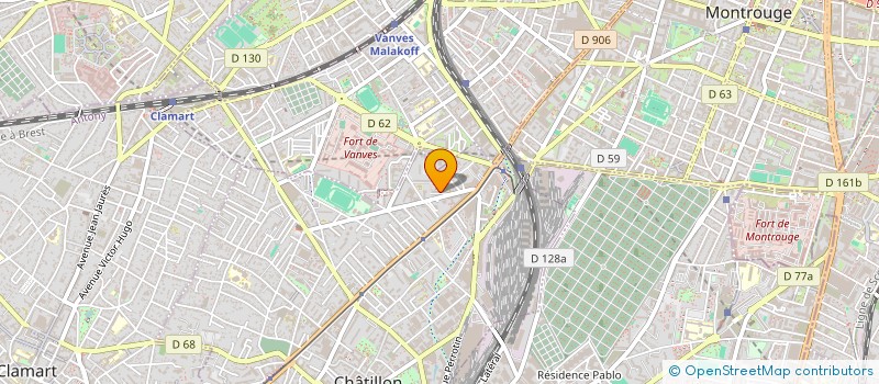 localisation de l'entreprise GP MADA SERVICES  CHATILLON