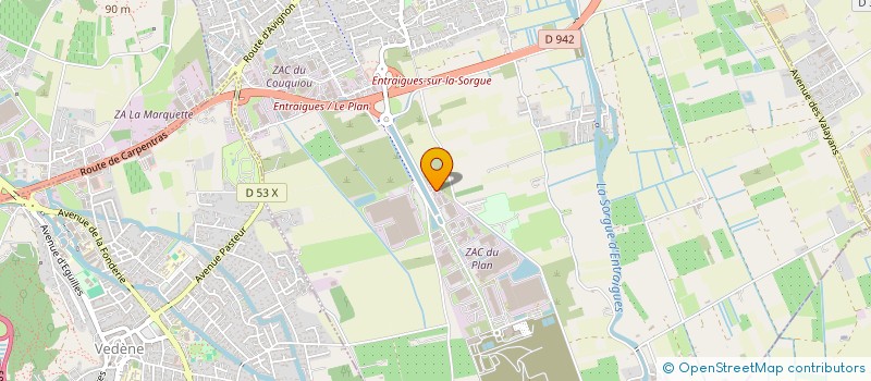 localisation de l'entreprise GP MAT INTERNATIONAL  ENTRAIGUES-SUR-LA-SORGUE