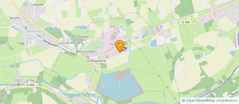 localisation de l'entreprise GP MECA à LA CHARTRE-SUR-LE-LOIR