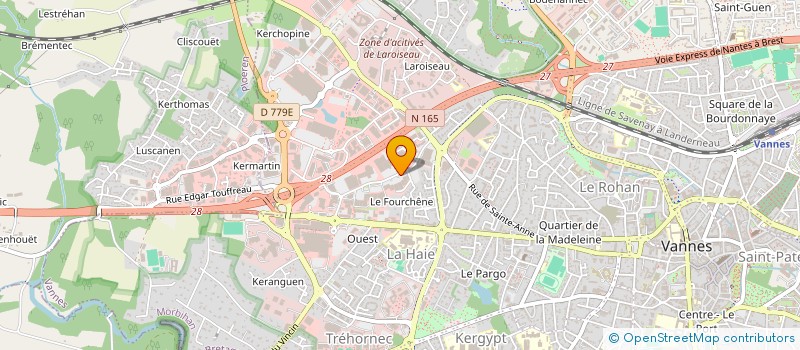 localisation de l'entreprise GP MOBILIER à VANNES