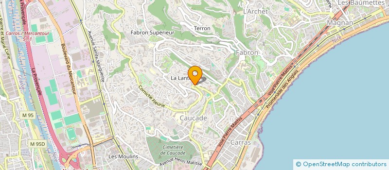 localisation de l'entreprise GP MOLIERE à NICE
