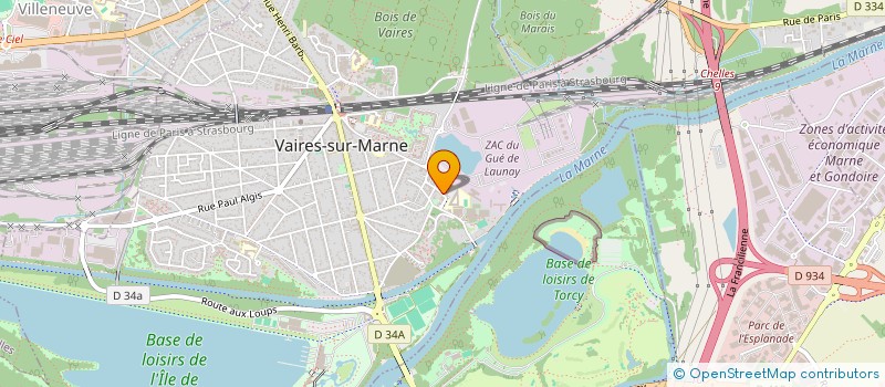 localisation de l'entreprise GP NETWORK  VAIRES-SUR-MARNE