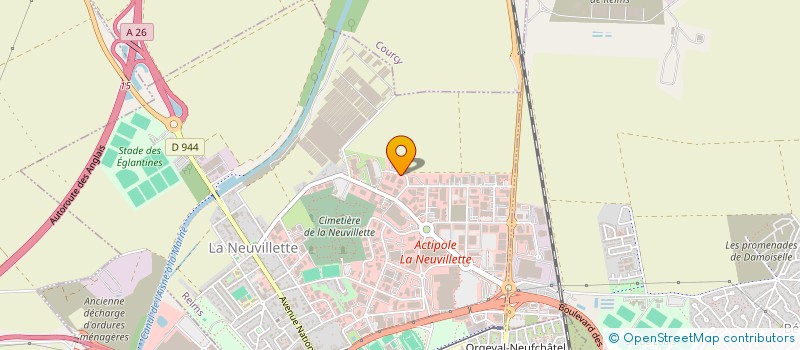 localisation de l'entreprise GP OUTDOOR  REIMS