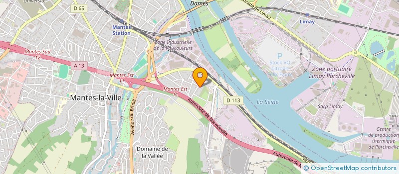localisation de l'entreprise GP PARE BRISE  MANTES-LA-VILLE