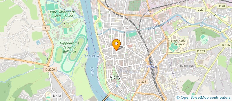 localisation de l'entreprise GP PARTICIPATIONS à VICHY