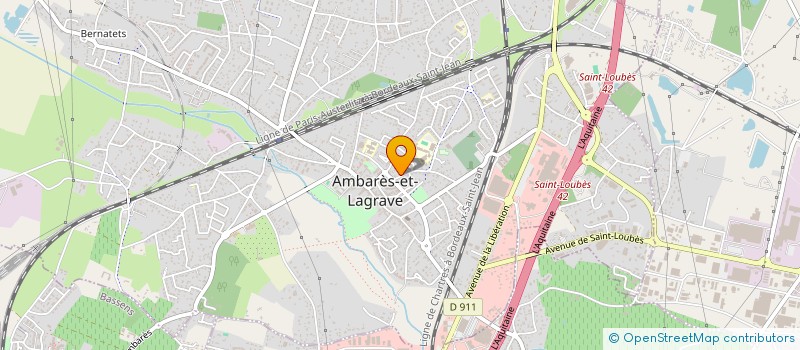 localisation de l'entreprise GP PARTNERS  AMBARES-ET-LAGRAVE
