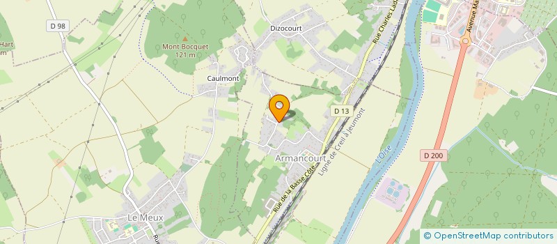 localisation de l'entreprise GP PATRIMOINE  ARMANCOURT