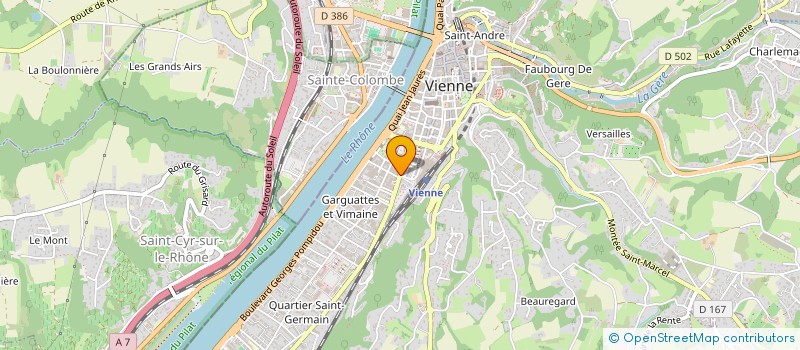 localisation de l'entreprise GP PATRIMONIA  VIENNE