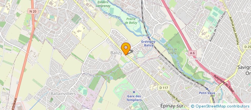 localisation de l'entreprise GP PLOMBERIE à LONGJUMEAU