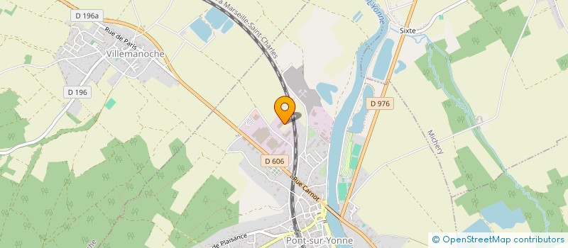 localisation de l'entreprise GP PORTAIL à PONT-SUR-YONNE