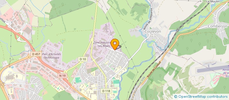 localisation de l'entreprise GP PRESTI.COM  VESOUL